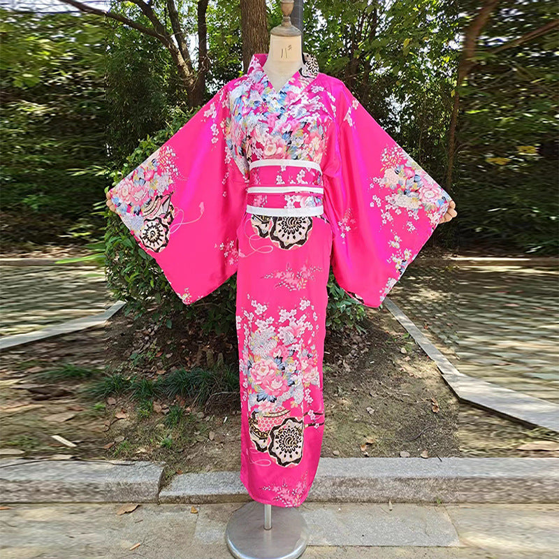 日本传统女士正装浴衣动漫cosplay摄影写真套装和服舞台演出服装