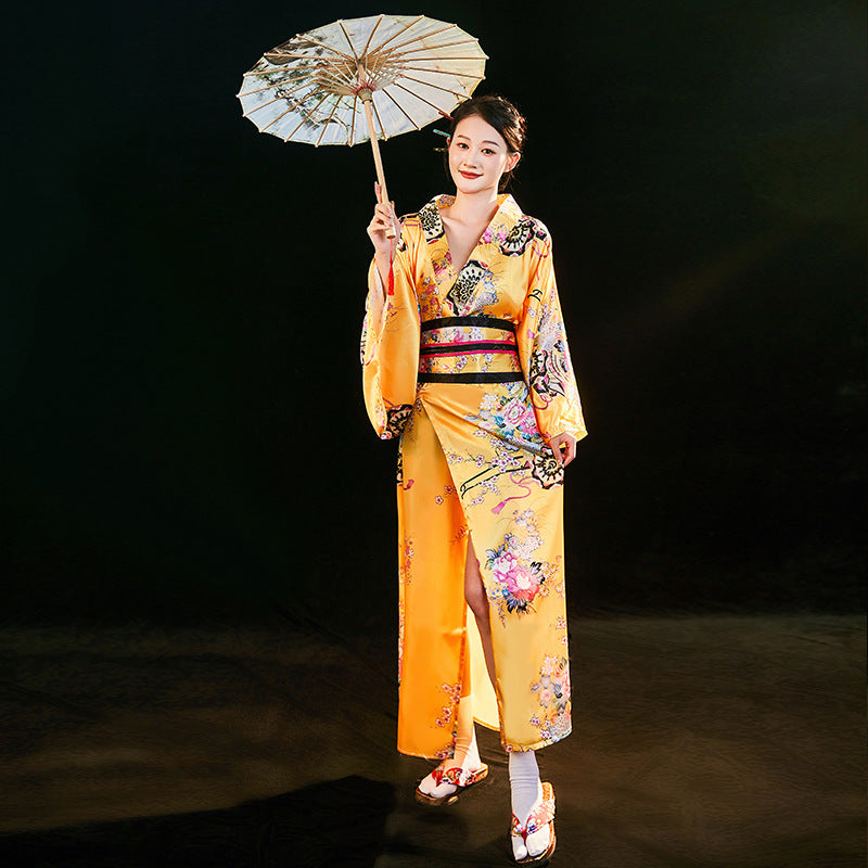 日本传统女士正装浴衣动漫cosplay摄影写真套装和服舞台演出服装