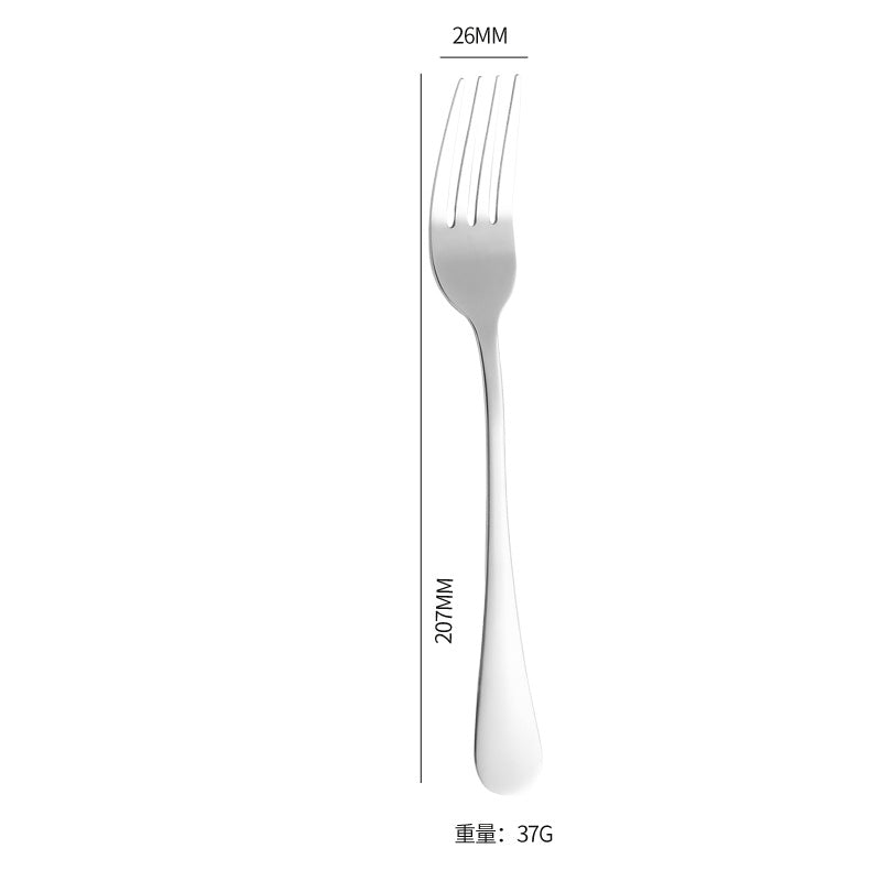 西餐刀叉1010不锈钢餐具咖啡搅拌勺子蛋糕铲酒店刀叉勺套装牛排刀