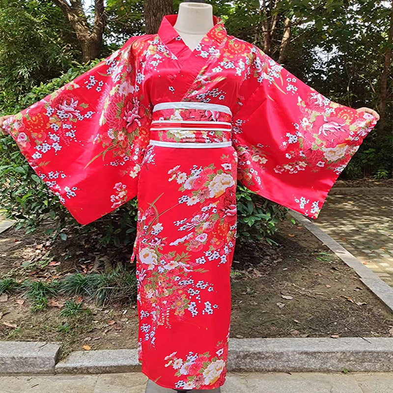 日本传统女士正装浴衣动漫cosplay摄影写真套装和服舞台演出服装