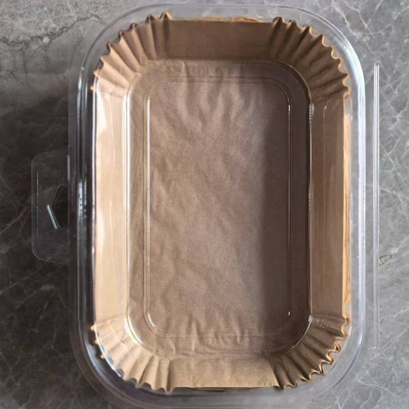 空气炸锅专用纸盘家用耐高温吸油纸垫食品级专用纸圆形方形烘焙纸