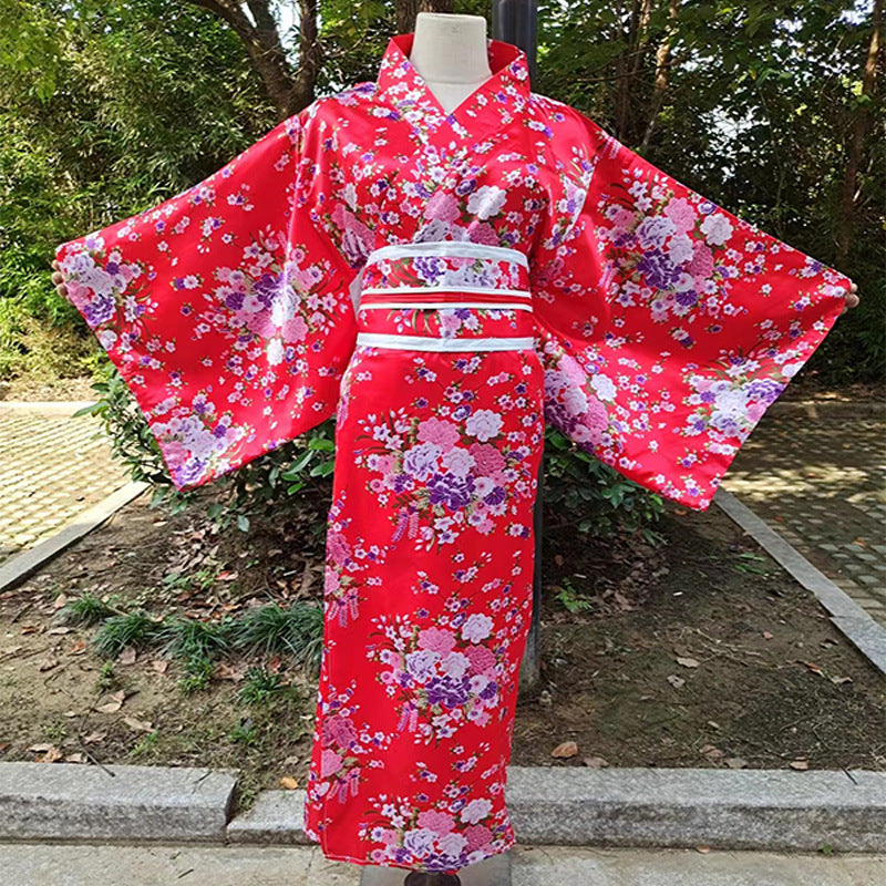 日本传统女士正装浴衣动漫cosplay摄影写真套装和服舞台演出服装