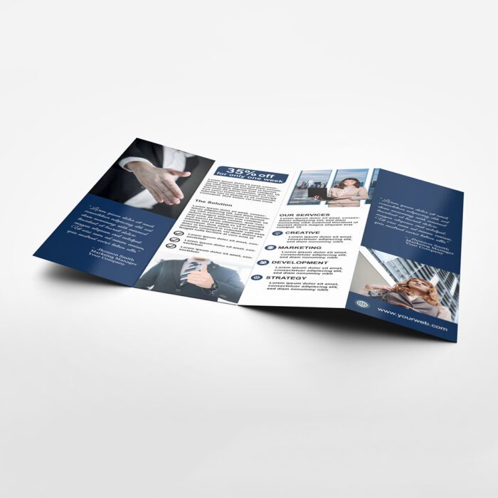 四折页 (四折传单)