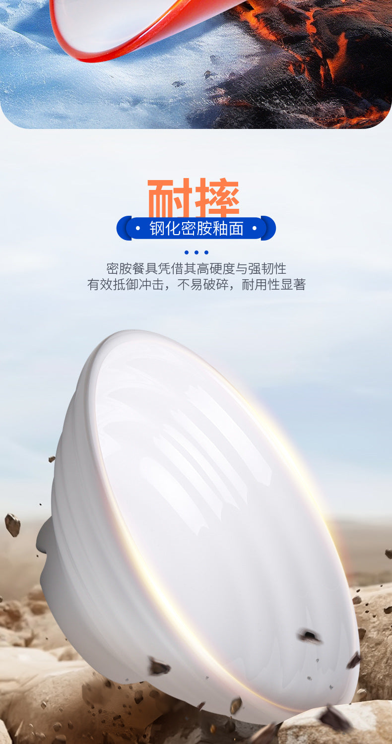 密胺餐具大碗商用双色斗笠碗麻辣烫碗塑料拉面碗面馆专用面碗批发