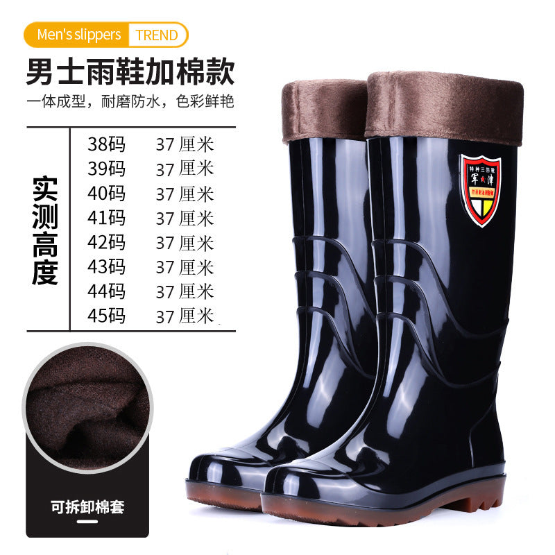 成人牛筋底防水雨鞋高简男水鞋男工地胶鞋雨靴短水靴厨房鞋男防滑