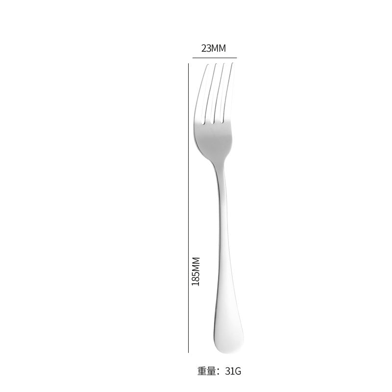 西餐刀叉1010不锈钢餐具咖啡搅拌勺子蛋糕铲酒店刀叉勺套装牛排刀