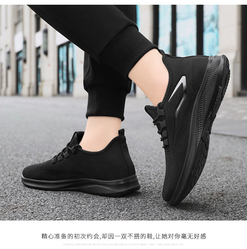 鞋子男大码跨境sneakers批发休闲运动鞋男鞋透气不臭脚网面跑步鞋