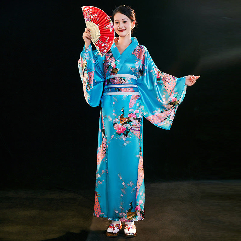 日本传统女士正装浴衣动漫cosplay摄影写真套装和服舞台演出服装