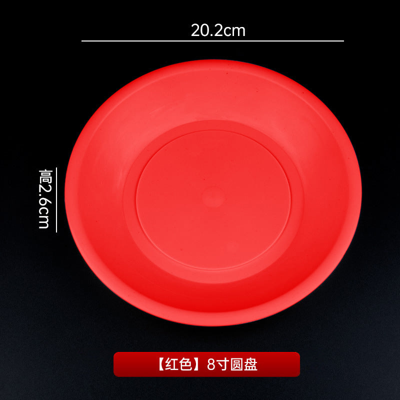 稻壳一次性盘子硬质耐高温塑料餐盘烧烤火锅圆形碟子方盘工厂批发