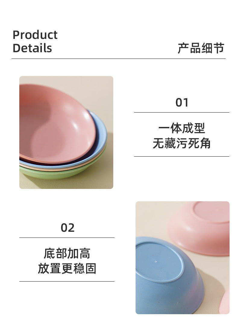 厂供烤肉酱料小碟子多个形状创意调味碟醋碟酱油碟小麦秸秆餐具碟