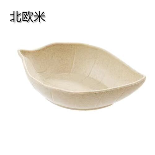 厂供烤肉酱料小碟子多个形状创意调味碟醋碟酱油碟小麦秸秆餐具碟