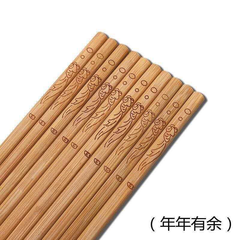 楠竹无漆筷子火锅筷子散装批发酒店筷竹筷子地摊筷  碳化酒店筷子