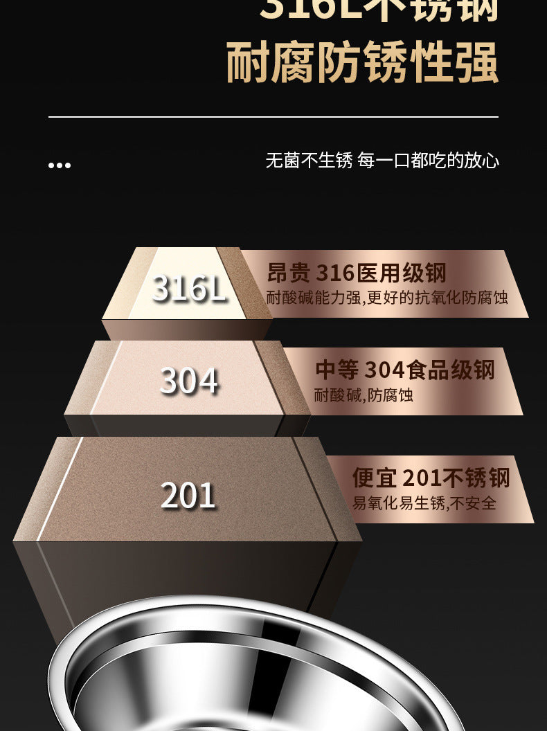 国产不锈钢盆子食品级洗菜不锈钢盆洗澡不锈钢碗厨房洗菜不锈钢盆