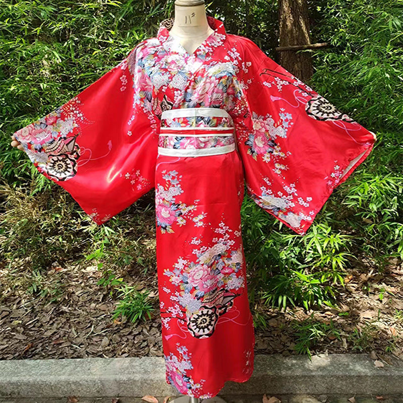 日本传统女士正装浴衣动漫cosplay摄影写真套装和服舞台演出服装