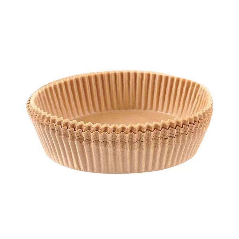 空气炸锅专用纸盘家用耐高温吸油纸垫食品级专用纸圆形方形烘焙纸
