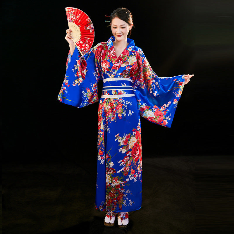 日本传统女士正装浴衣动漫cosplay摄影写真套装和服舞台演出服装