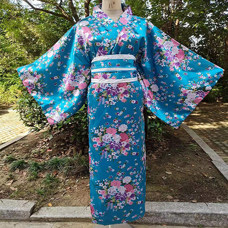 日本传统女士正装浴衣动漫cosplay摄影写真套装和服舞台演出服装