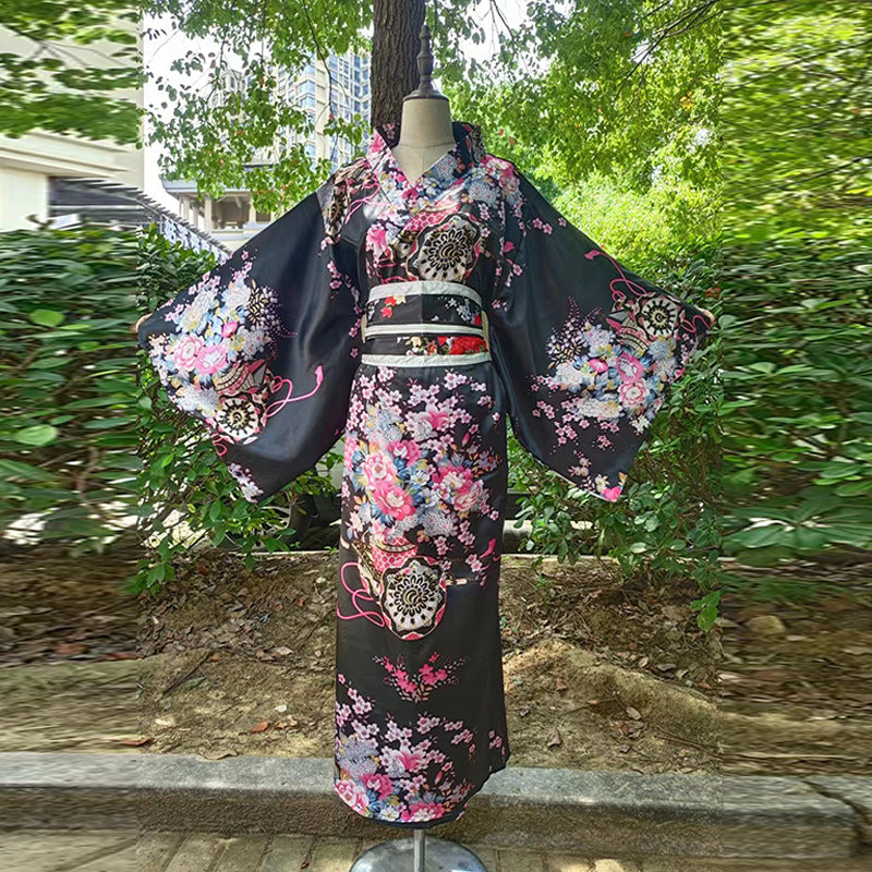 日本传统女士正装浴衣动漫cosplay摄影写真套装和服舞台演出服装