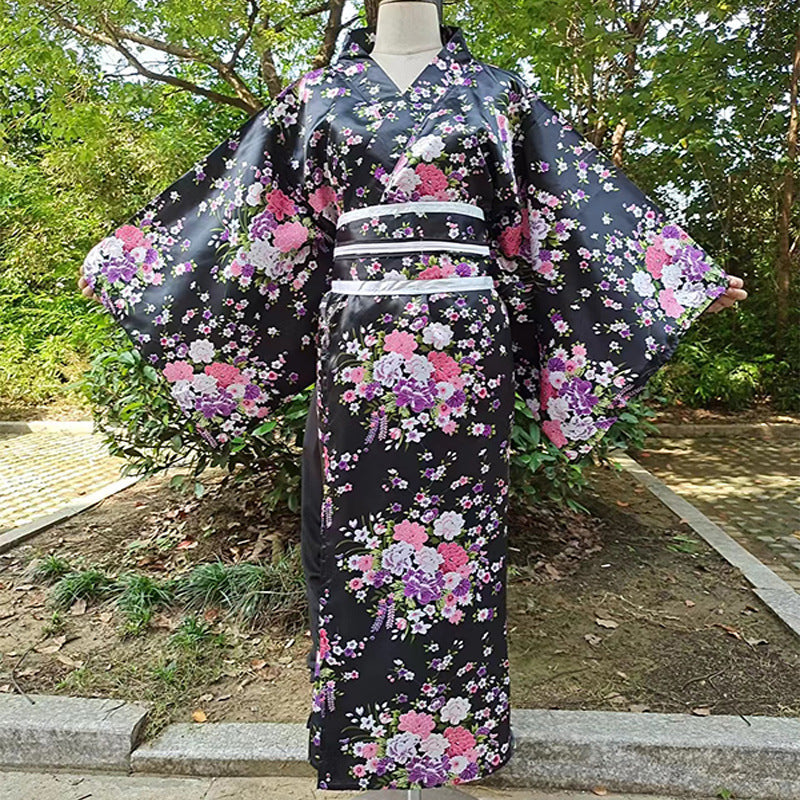 日本传统女士正装浴衣动漫cosplay摄影写真套装和服舞台演出服装