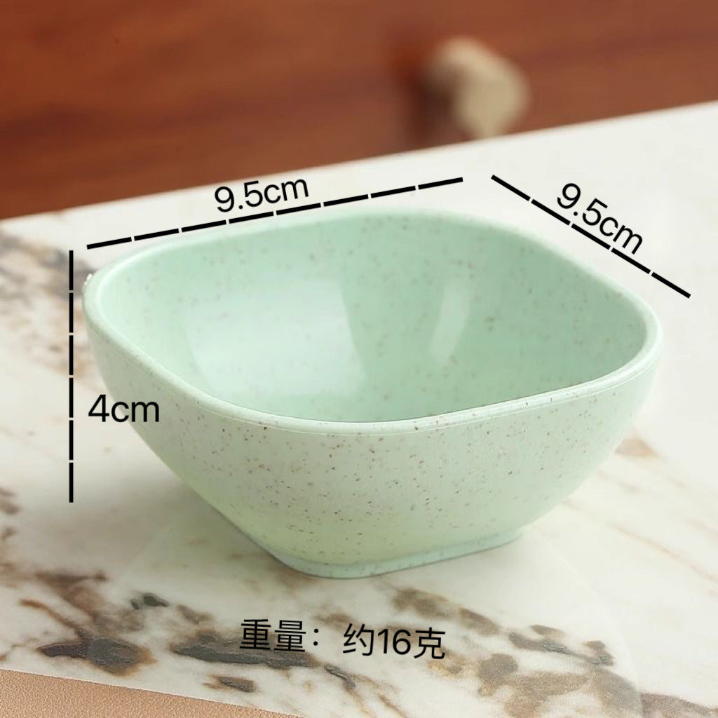 厂供烤肉酱料小碟子多个形状创意调味碟醋碟酱油碟小麦秸秆餐具碟