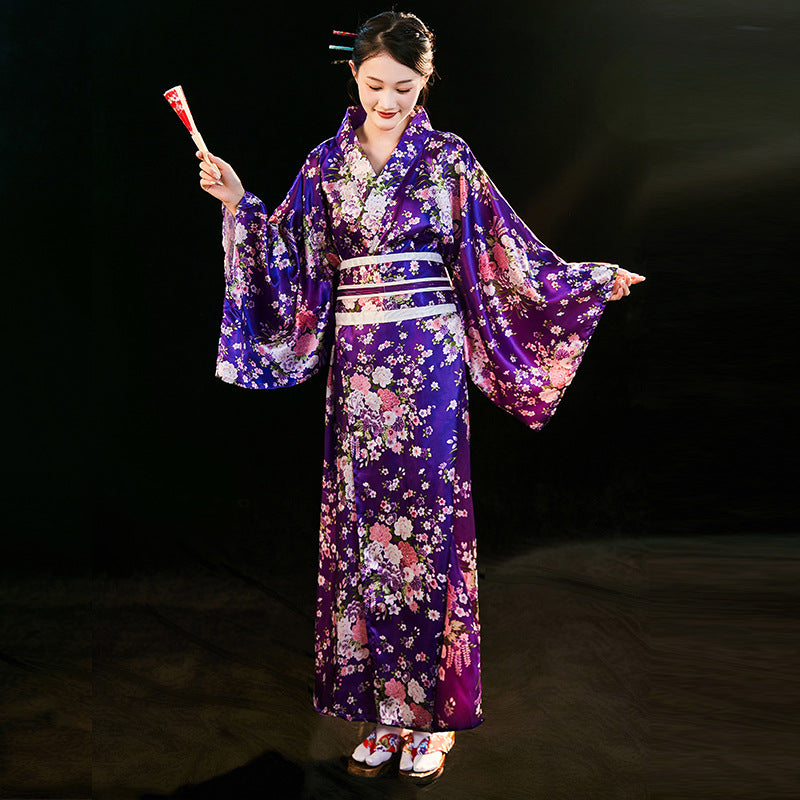 日本传统女士正装浴衣动漫cosplay摄影写真套装和服舞台演出服装