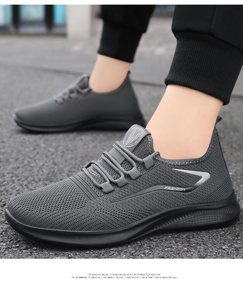 鞋子男大码跨境sneakers批发休闲运动鞋男鞋透气不臭脚网面跑步鞋