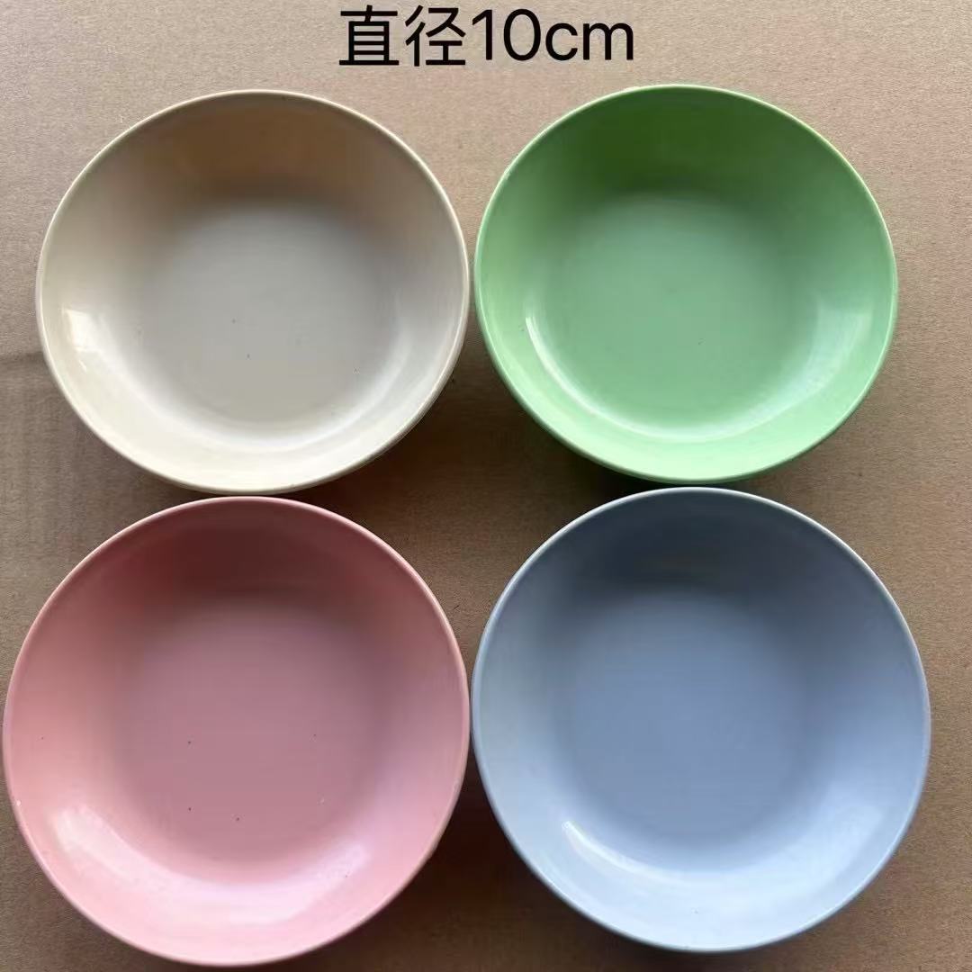 厂供烤肉酱料小碟子多个形状创意调味碟醋碟酱油碟小麦秸秆餐具碟