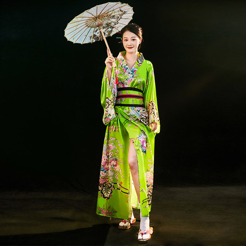 日本传统女士正装浴衣动漫cosplay摄影写真套装和服舞台演出服装