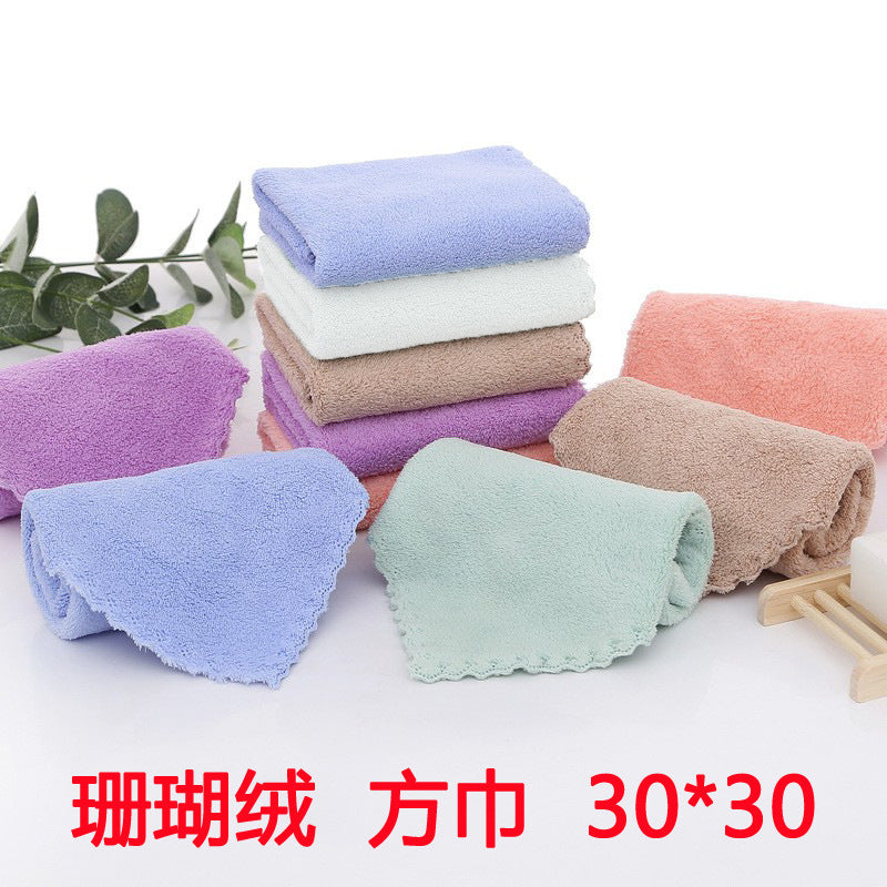 纯棉毛巾超市商场公司面巾厂家批发刺绣LOGO礼品加厚全棉毛巾纯棉