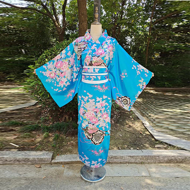 日本传统女士正装浴衣动漫cosplay摄影写真套装和服舞台演出服装